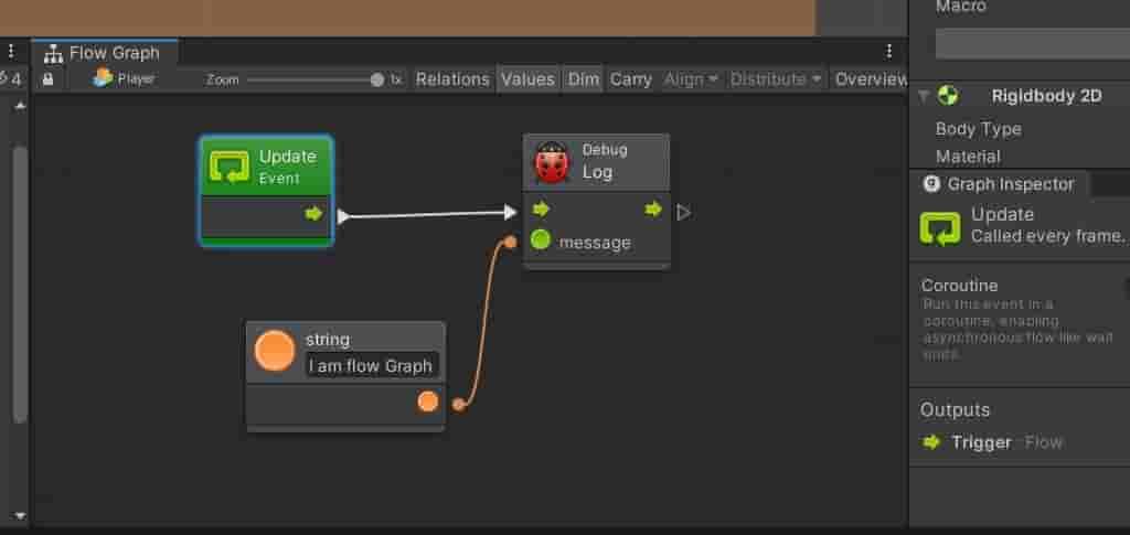 flow graph in Unity