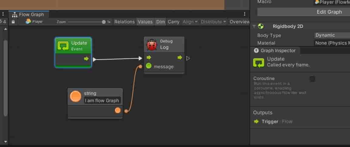 flow graph in Unity