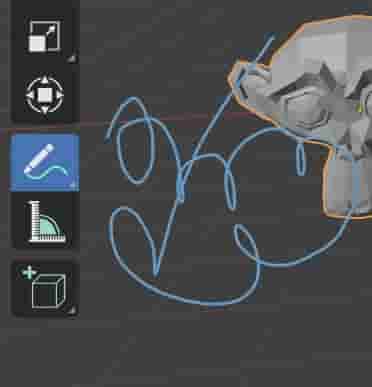 Annotations Tool in Blender